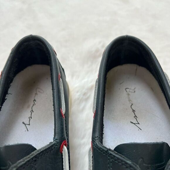 Canoos Golf Shoes Boat Shoe Style Leather Preppy Navy Blue Red size women’s 8 - Picture 9 of 12